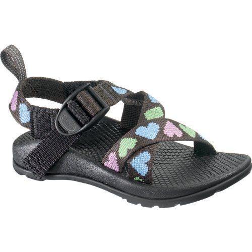 Chaco Z/1 EcoTread Sandal - Little Girls' Hearts, 11.0 On Sale