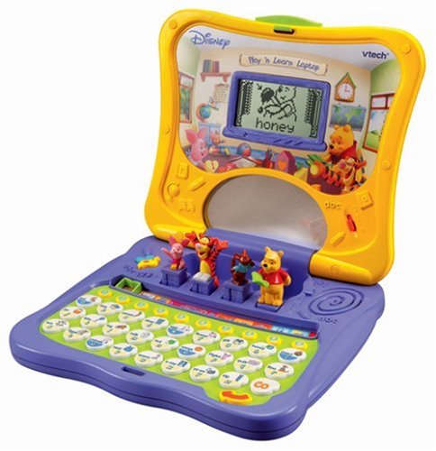 Childrens Toyshop  Toys : Vtech My Friends Tigger & Pooh Play & Learn Laptop