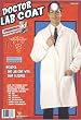 New Doctor Lab Coat Scientist Outfit Halloween Costume Adult Standard (Chest 42-44)