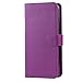 Abacus24-7 iPhone 7 Plus Case, Wallet with RFID Blocking ID/Credit Card Theft Protection Flip Cover, Purple