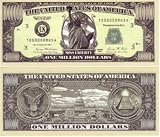 Set of 10 Bills-Traditional Million Dollar Bill