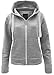 ZJ Clothes Women Men Unisex Plus Size Plain Hoodie