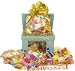 Wooden Recipe Box Full of Retro Candy
