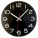 Timekeeper Products LLC 11-1/2-Inch Round Black Clock