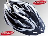 MONZ, Fahrradhelm, Helm, silber/schwarz, Gr. 58-62cm, NEU - 
