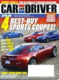 Car and Driver April 2009 Solstice GXP & BMW 135i & Mazda RX-8 & Nissan 370Z on Cover, BMW 335d, 2010 Ford Taurus SHO, 2010 Mazda 3 s Grand Touring, Lingenfelter Supercharged G8