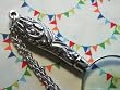 Victorian Carved Magnifying Glass Necklace Chatelaine Sewing
