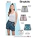 Simplicity Patterns US8651A Skirts & Pants, A (6-8-10-12-14-16-18)