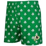 NCAA Reebok Washington Redskins Kelly Green St. Patrick's Day Shamrock Boxer Shorts (Small)