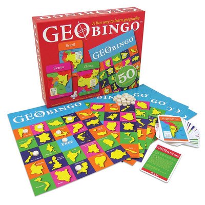 GeoBingo World - Educational Geography Board Game On Sale