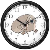 Walrus Cartoon Animal Wall Clock by WatchBuddy Timepieces (White Frame)