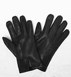 Mens Black Leather Gloves Southcombe Traditional
