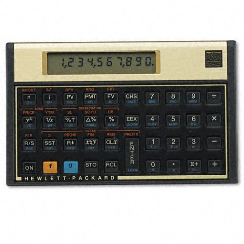 Hp 12c Financial Calculator 10-Digit Lcd More Than 120 Built-In Functions Keystroke Programming