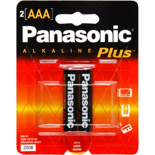 New-AAA Alkaline Plus Battery Retail Pack - 2 Pack - T41842