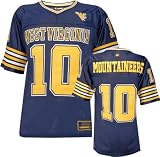 West Virginia Mountaineers -Youth- Team Color Franchise Football Jersey