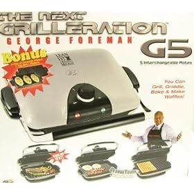Click here to buy The Next Generation George Foreman G5 Lean Mean Fat Grilling Machine (GRP97P) by George Foreman.