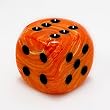 Chessex Vortex Dice 50mm d6 Orange with black pips