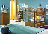 IMAGE OF Windsor Collection Twin over Twin Bunk Bed with Clip-on Vertical Ladder: Caramel Latte