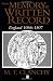 From Memory to Written Record: England, 1066-1307