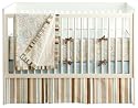 JJ Cole 4 Piece Crib Bedding Set in Blue Bullseye