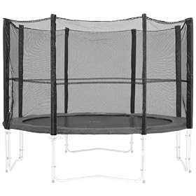 Vortigern Replacement Safety Enclosure Netting for 10ft Diameter EIGHT pole Trampoline - poles not included (WILL NOT FIT ENCLOSURES THAT HAVE SIX POLES)