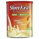Slim-Fast Simply Vanilla Flavour Milkshake Powder 438g