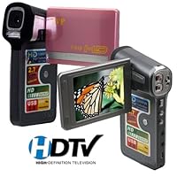 SVP T618 2.7-inch 1280X720p HD Widescreen Pink Digital Video Camcorder