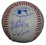 Huston Street Autographed ROLB Baseball with "05 AL ROY" Inscription! San Diego Padres, Oakland Athletics, Proof Photo of Huston Signing for Us.