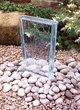 EIFFEL - Glass Tower Waterfall Garden Feature
