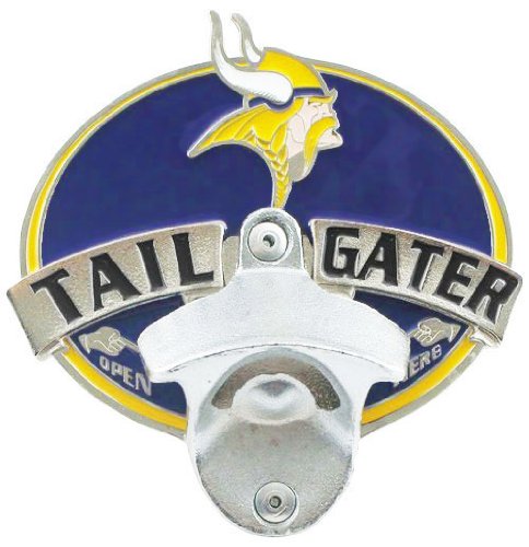 Minnesota Vikings - NFL Tailgater Metal Hitch Cover With Bottle Opener