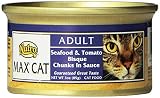 UPC 079105352994 product image for Max Cat Seafood and Tomato Bisque Chunks in Sauce Cat Food Cans, 3-Ounce, 24 pac | upcitemdb.com