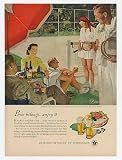 1949 US Brewers Association Tennis Douglass Crockwell art Print Ad
(19144)