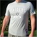 Oakland Raiders Silver Crew Neck Tee Large