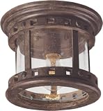 Maxim Lighting 3130CDSE Santa Barbara Flush Outdoor Sconce,