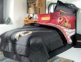 NFL Washington Redskins - Black DENIM BEDSKIRT - Full / Double Size