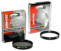 Opteka 52mm High Definition² Circular Polarizing + UV (0) Ultra Violet Haze Multi-Coated Glass Filter Kit