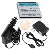 CELL PHONE BATTERY+CAR+AC CHARGER FOR LG CU920 CU915 VU