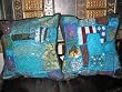 Chair Cushion Covers-2 Blue Sari Toss Pillow Cushion Covers Free Shipping