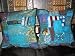 Chair Cushion Covers-2 Blue Sari Toss Pillow Cushion Covers Free Shipping