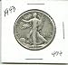 1943 Walking Liberty Half in 2x2 Holder