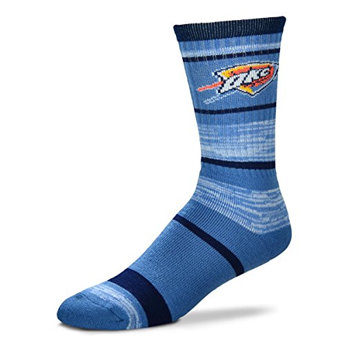 For Bare Feet NBA Oklahoma City Thunder Men's Socks (504 RMC Stripe)