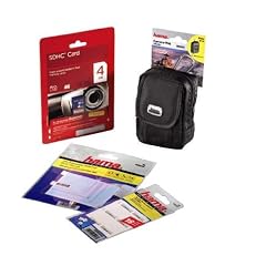 Hama Zubeh�r-Kit f�r Digitalkameras (4GB SDHC, Hama Hook Kameratasche, LCD-Schutzfolie, Speicherkarten-Etiketten)