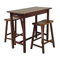 3-pc. Table and Stool Set - Walnut