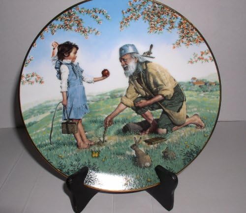 "JOHNNY APPLESEED" COLLECTOR PLATE #8020A WITH CERTIFICATE OF AUTHENTICITY