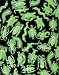 Lot 24 Glow In The Dark Halloween Decor Plastic Insects