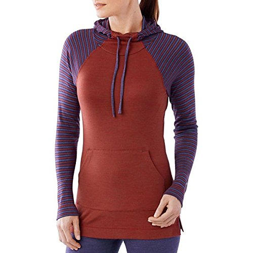 スマートウール アウター パーカ＆スウェット SmartWool NTS Mid 250 Drape Neck Pullove Moab Rust [並行輸入品]