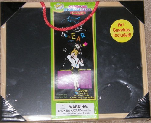 Childrens Toyshop  Toys : Young Hands Carry Me Storage Easel Activity Kit