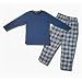 Men's Hanes Long-sleeve Crew Top w/ Flannel Pant Set