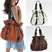 Apparel : Vitalio Oversized ''Marcela Tote'' - Off-White, Black, Red, Orange or Brown