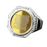 八角般若心経ゴールドリング 21号 3443g 指輪 ゴールド